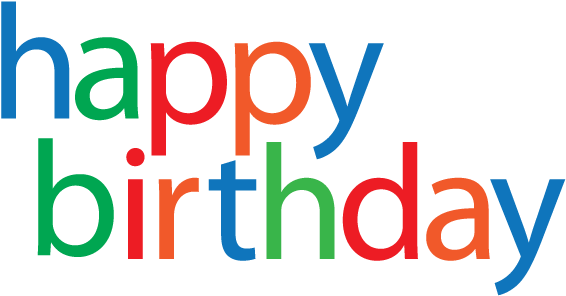 Happy Birthday Png - 18th Happy Birthday Text Png Hd (600x309), Png Download