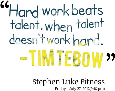 Hard Work Beats Talent When Talent Doesn't Work Hard - Calligraphy (500x431), Png Download
