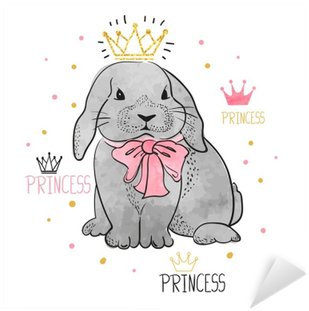 Cute Little Princess Rabbit - Conejo Princesa (400x400), Png Download