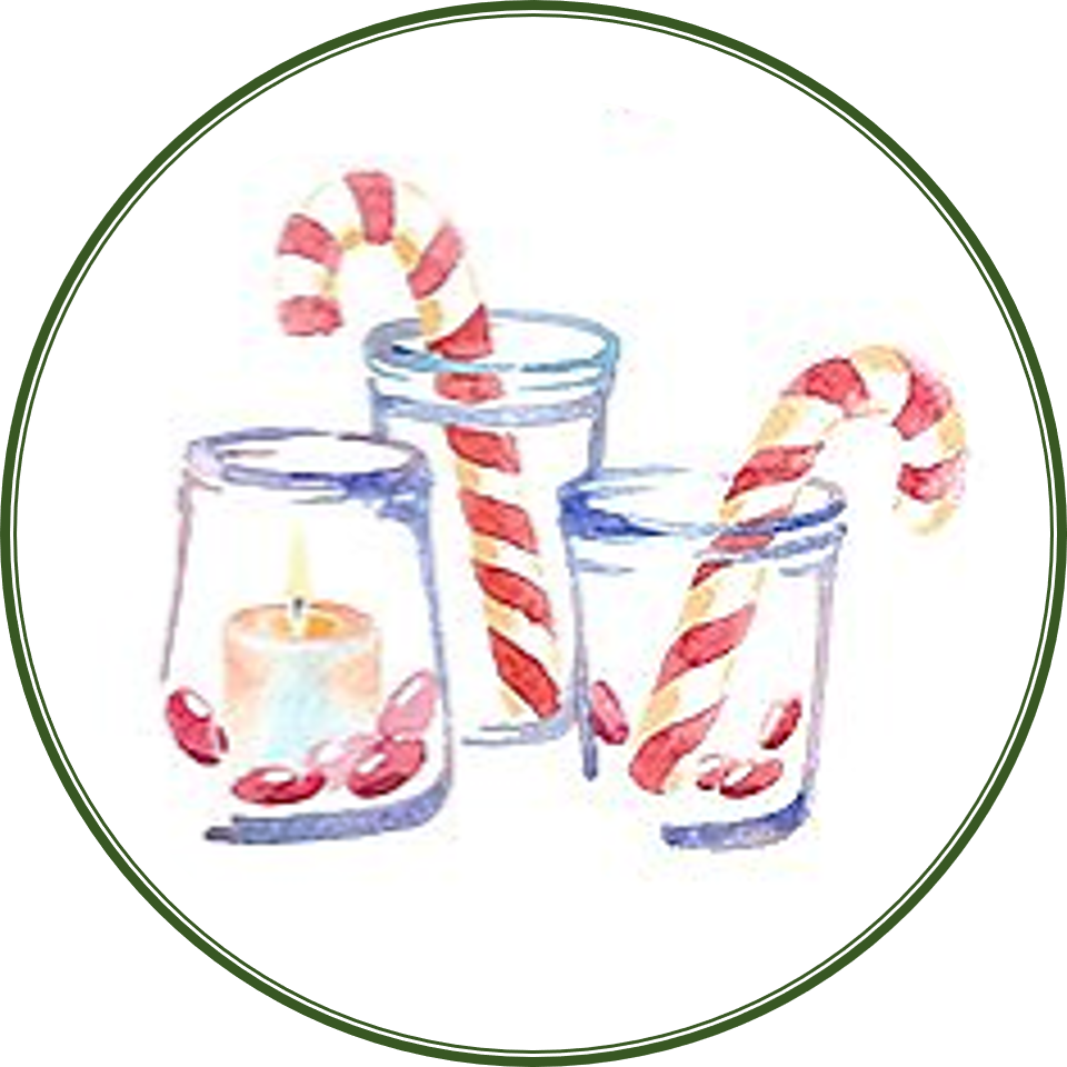 Personalized Christmas Cookies - Watercolor Clipart Christmas Png (960x960), Png Download