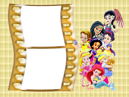 Disney Baby Princess - Baby Disney (500x375), Png Download