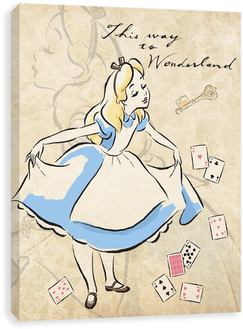 Download Alice This Way To Wonderland 不思議 の 国 の アリス 画像 可愛い Png Image With No Background Pngkey Com