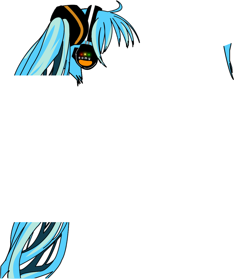 Hatsune Miku 160kb Feb 01 2011 - Portable Network Graphics (1200x1200), Png Download
