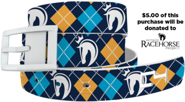 Retired Racehorse Project Navy Argyle Classic - Argyle (480x480), Png Download