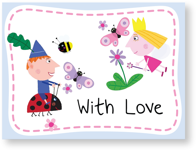 Ben & Holly Gift Tag - Gift (1200x1200), Png Download