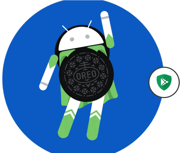 Android Oreo Png Download Image - Super Heroe Android Oreo (729x584), Png Download