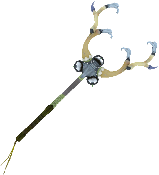 Ffxiii Rod Of Thorns - Final Fantasy Rod (549x607), Png Download