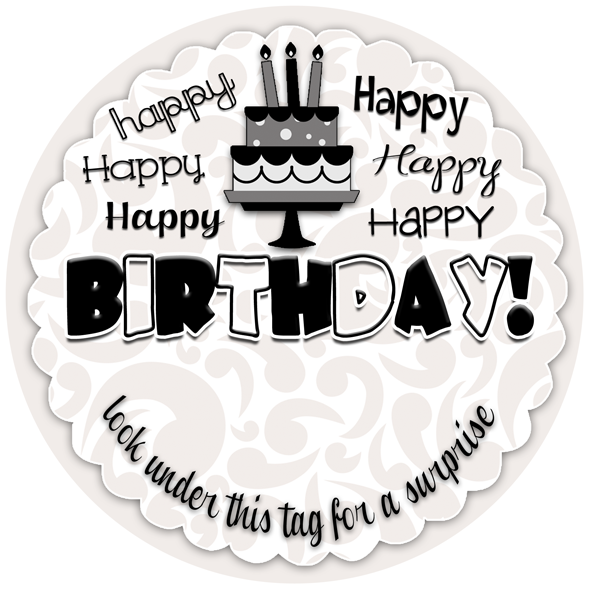 Happy Birthday Tag - Cake Decorating (600x600), Png Download