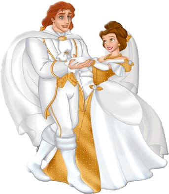 princess belle wedding