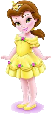 Disney Princess Baby Png - Princesas Disney Bebes (332x480), Png Download