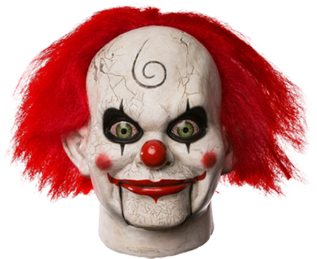 Clown Mask (436x639), Png Download