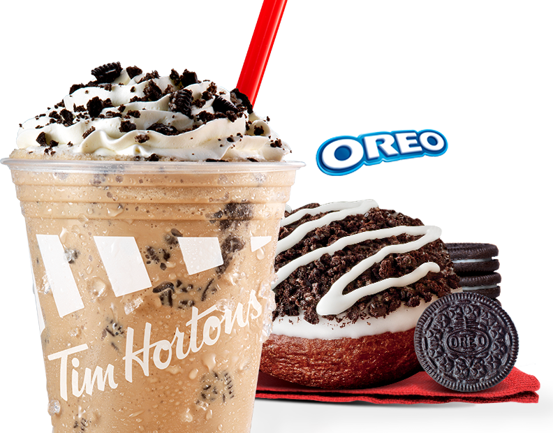 Oreo Png Pic - Oreo Cappuccino Tim Hortons (792x620), Png Download