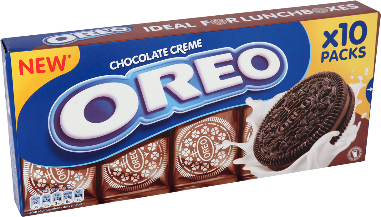 Oreo Chocolate Creme Snack Pack X - Oreo Snack Pack Chocolate 10's (220gm X8) (1280x714), Png Download