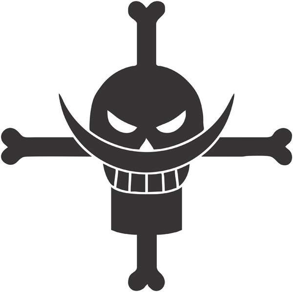 Whitebeard 1 One Piece - One Piece Whitebeard Logo (600x599), Png Download