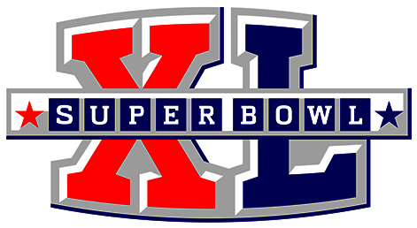 Super Bowl - Super Bowl Xl (611x275), Png Download