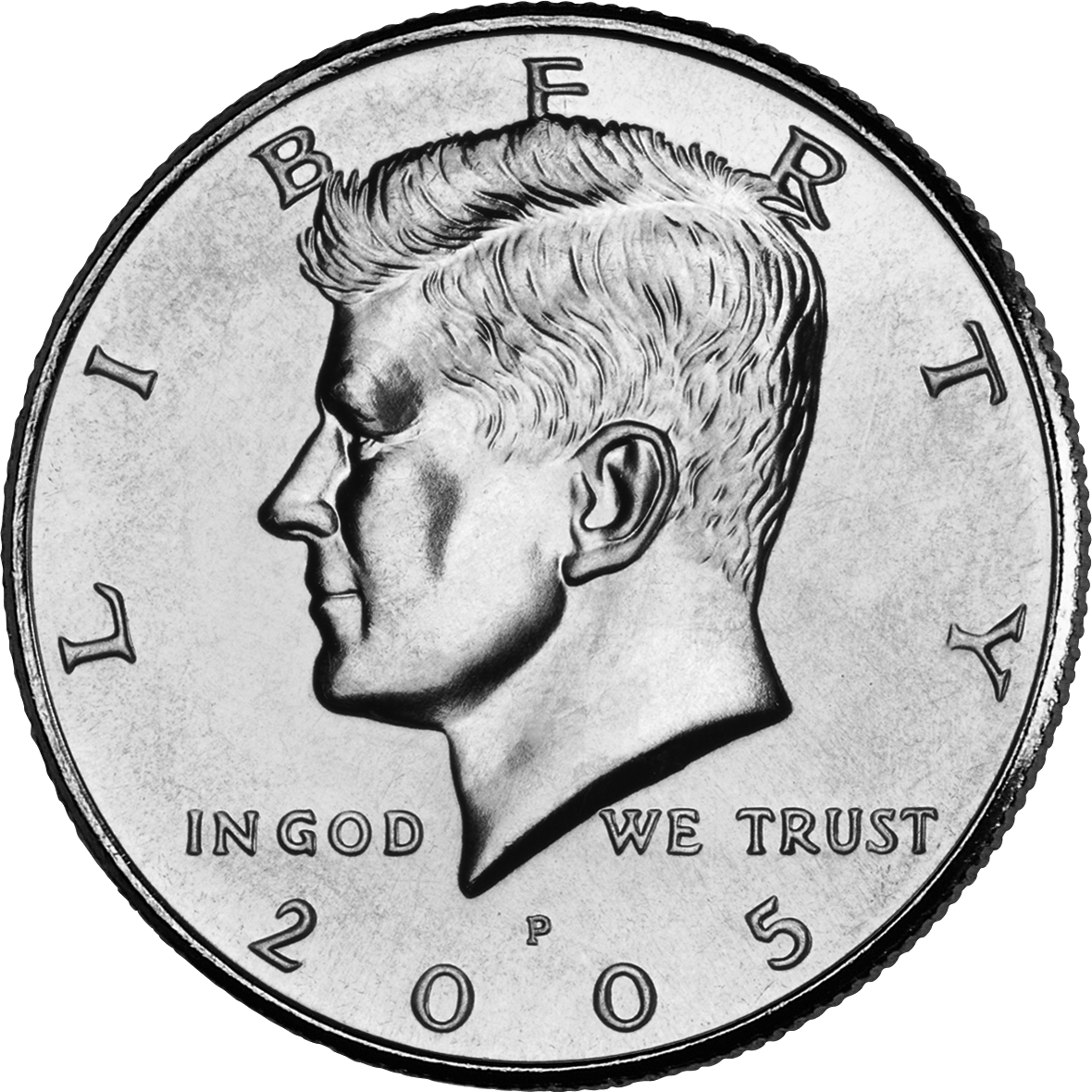 2005 Half Dollar Obv Unc P - Us Half Dollar (1180x1180), Png Download
