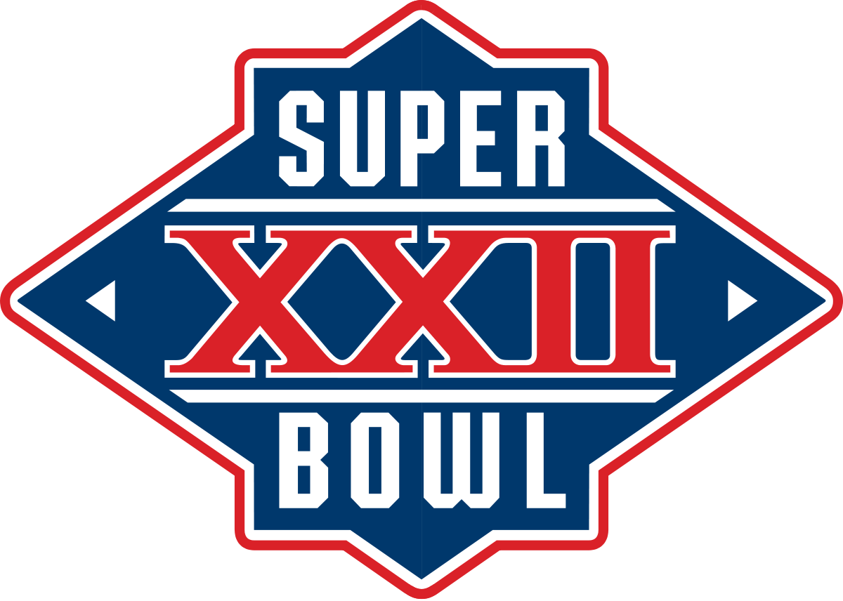 Super Bowl Xxii Logo (1200x856), Png Download