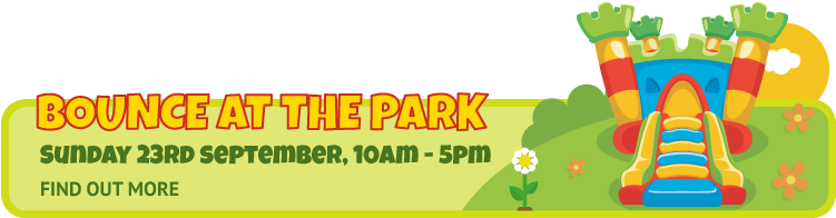 Bounce At The Park 750px V1 - Illustration (750x245), Png Download