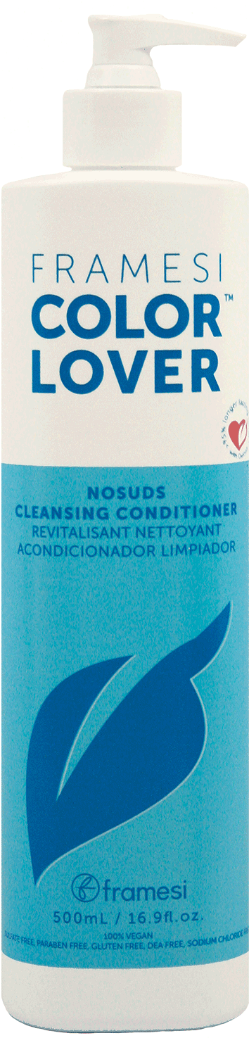 No Suds Cleansing Conditioner - Framesi Color Lover Moisture Rich Conditioner 16.9 (1600x1600), Png Download
