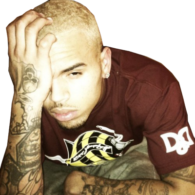 Chris Brown Fails His Probabtion Drug Test Hhs1987 - Chris Brown Blonde Hair (400x400), Png Download