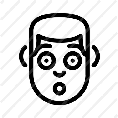 Surprise Face Avatar Icon - Icon (500x500), Png Download