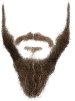 Long Beard Png - Beard Booth Png (408x408), Png Download