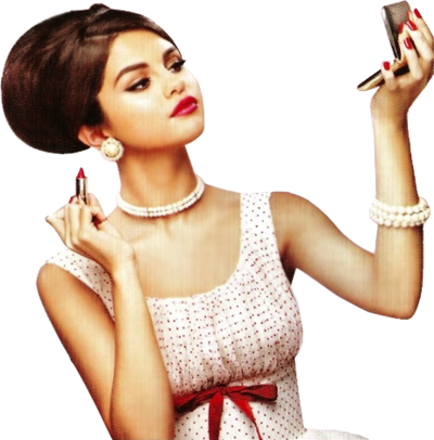E Buttons - Selena Gomez 3 Png (400x406), Png Download