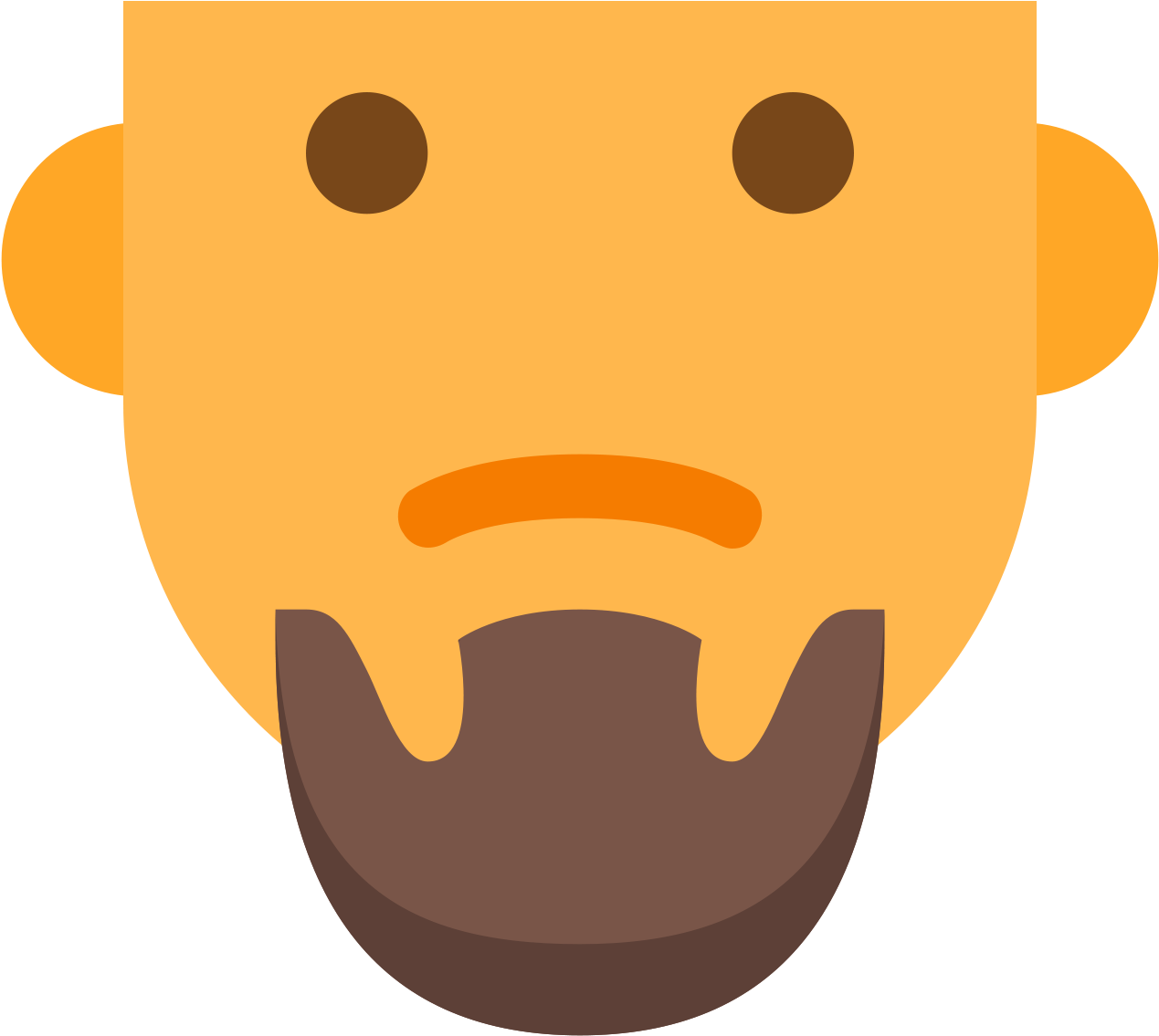 Barba De Chivo Icon - Beard (1600x1600), Png Download