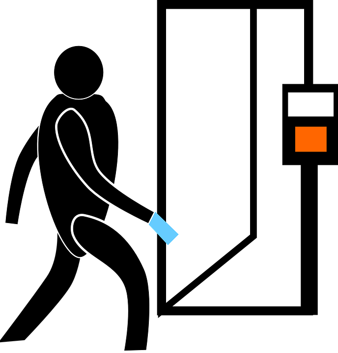 Door Clipart Solid - Entry Clipart (688x720), Png Download