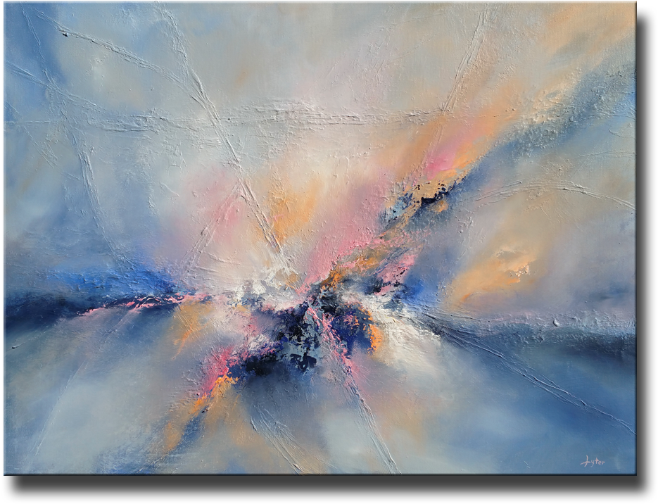 "dawn Of Day\ - Painting (1000x775), Png Download