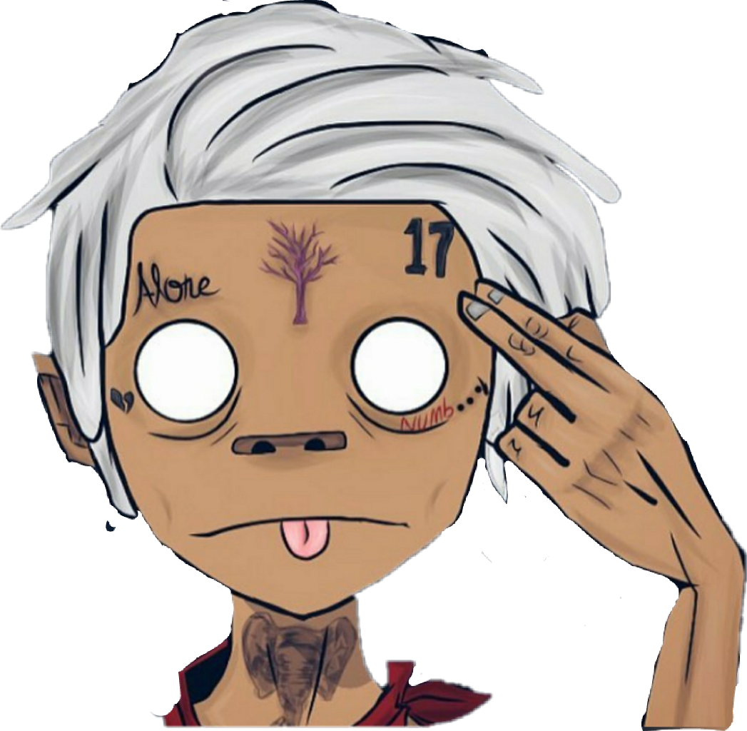 Sticker By Katia Al - Xxxtentacion Png (1047x1024), Png Download