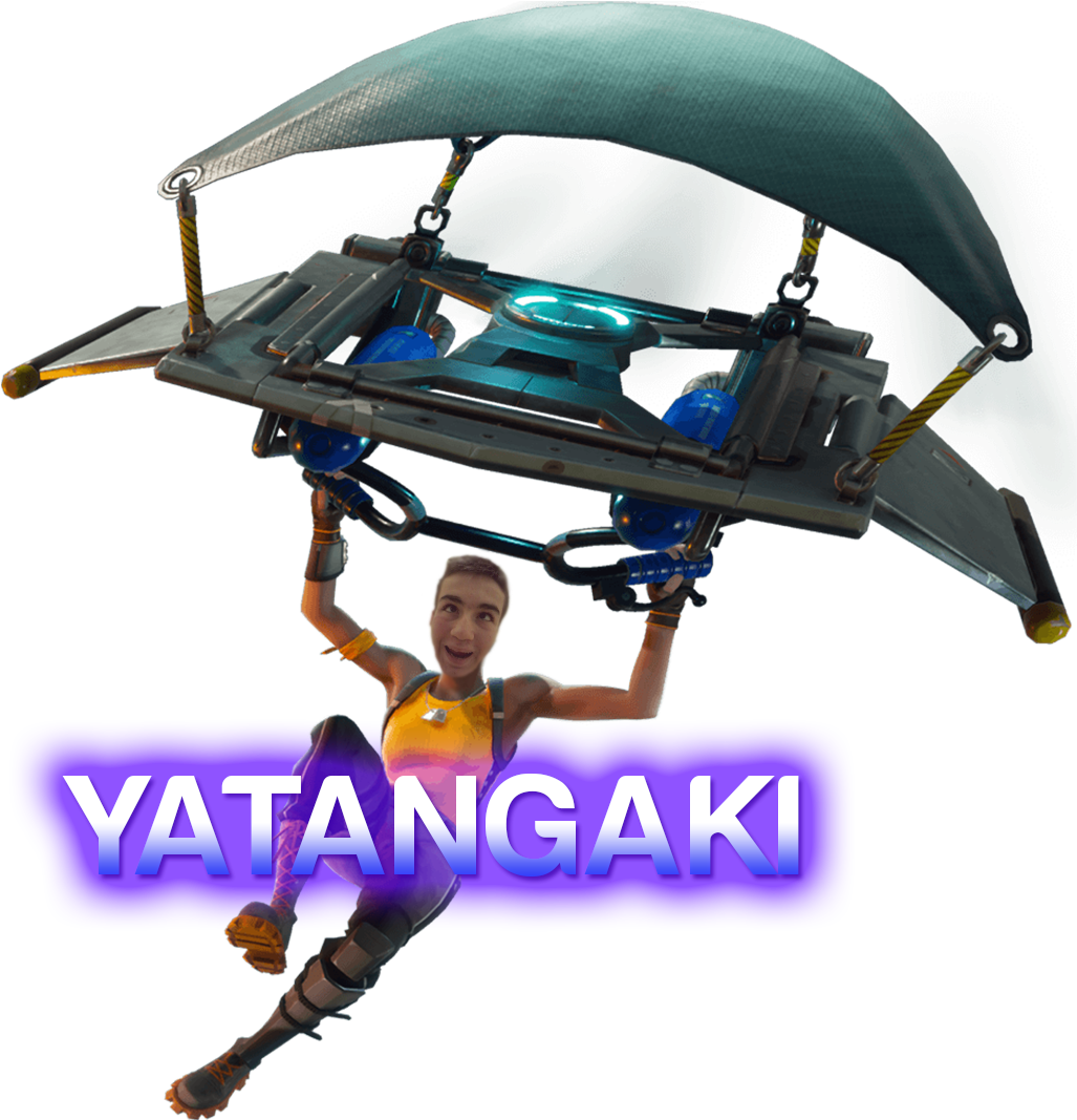 Yata Le Para - Fortnite Character Gliding Transparent (1920x1080), Png Download