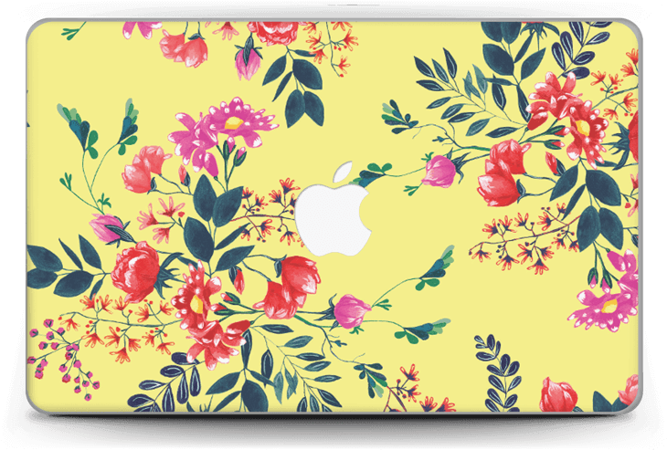 Yellow Spring Flowers - Laptop (800x515), Png Download