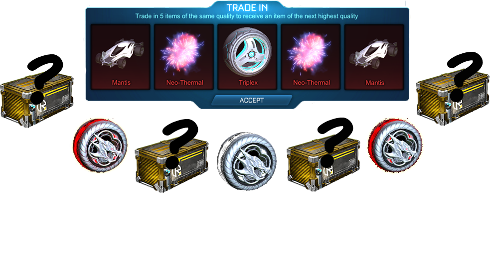 Nitro Trade Ups Available For Rocket League, Pc - Radio-controlled Toy (983x558), Png Download