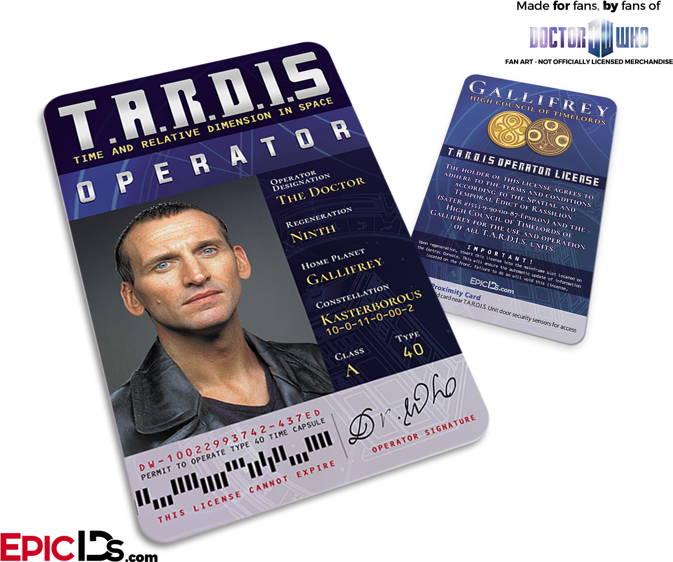 Tardis 'doctor Who' Operator License - Doctor Who (1417x1181), Png Download