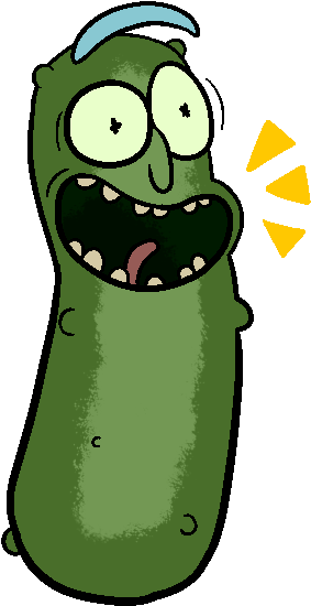 View Pickle Rick Png Transparent Gif