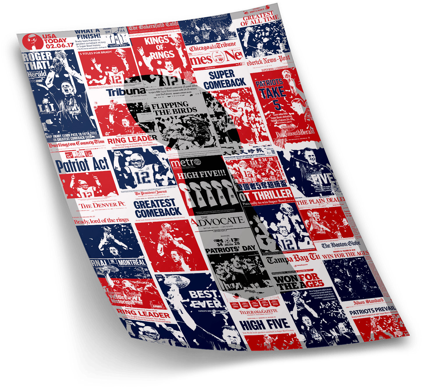 2017 New England - Patchwork (1500x1500), Png Download