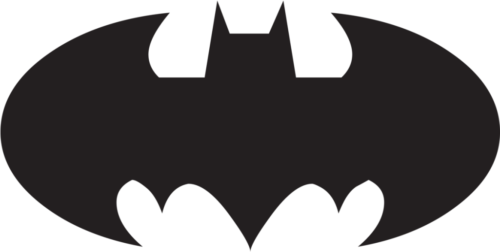 Batman-1024x1024 - Superheroes Black And White (1024x1024), Png Download