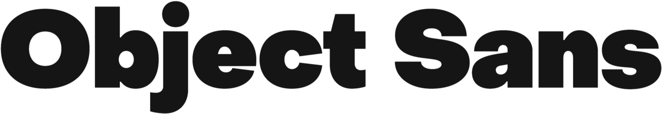 Object Sans Is A Contemporary Type Family That Puts - Graphics (2048x576), Png Download