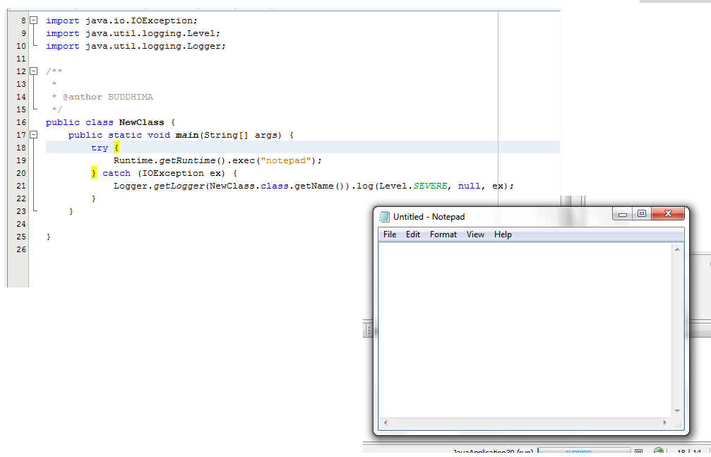 Dos Command Java Application - Notebook (1007x647), Png Download