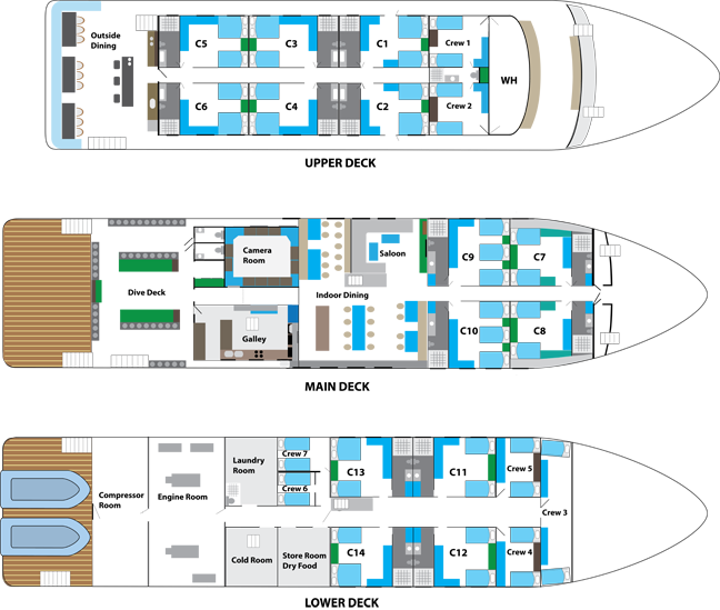 The New White Manta Is Well Equipped With Safety Facilities, - Plan (648x549), Png Download