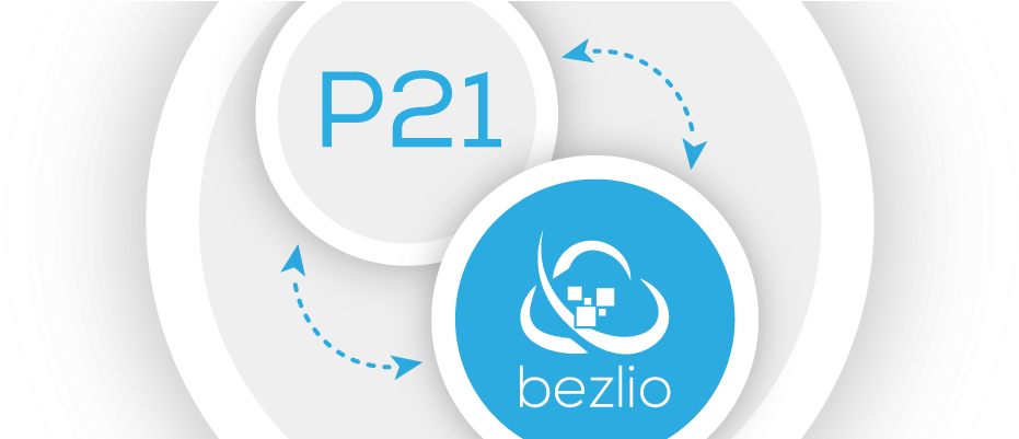 Illustration Of Epicor And Bezlio Logo, Representing - Circle (1000x400), Png Download