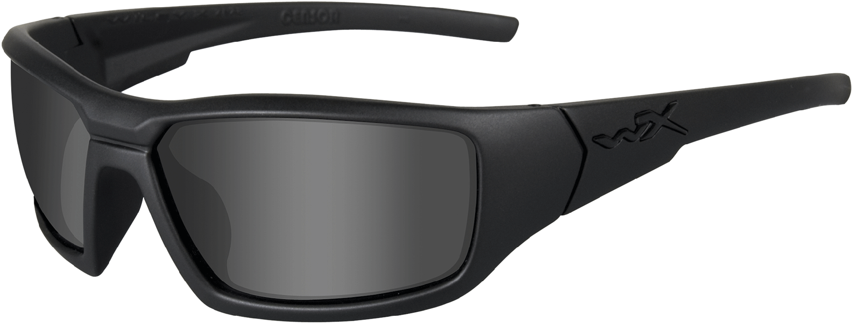 Wiley X Eyewear Sscen01 Censor Eye Protection Smoke (1800x705), Png Download