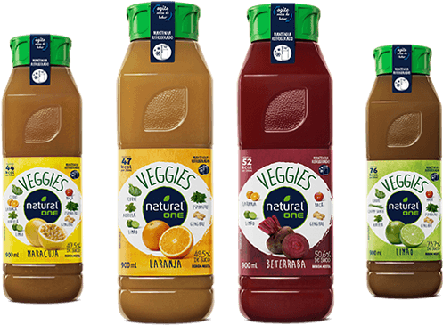 Garrafas De Natural One Refrigerada Veggies - Veggies Natural One (960x400), Png Download