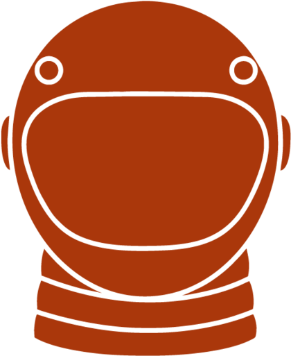 Astronaut Helmet Icon - Astronaut (750x750), Png Download