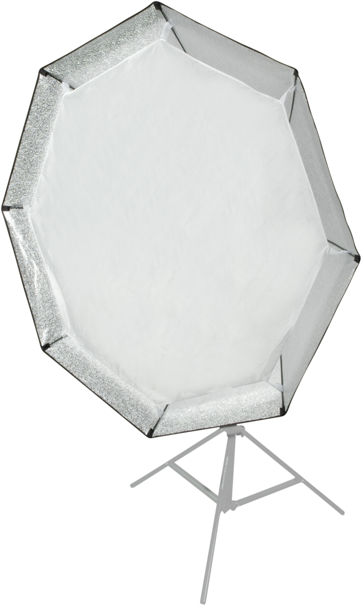 15967 - Black/white - Octagon Softbox - 140cm (738x1200), Png Download