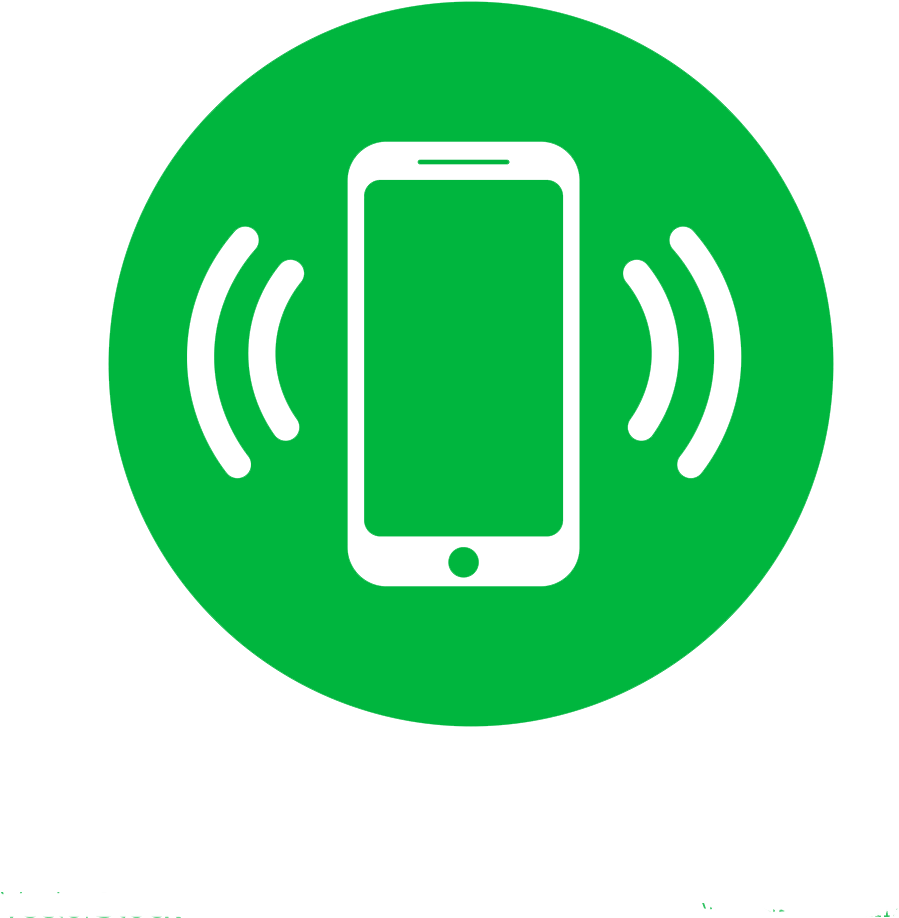 Download Cellphone Mobile Phone Icon Circle Png Image With No
