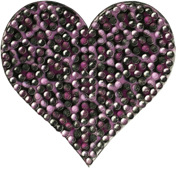 Pink Leopard Heart - Sticker (630x615), Png Download