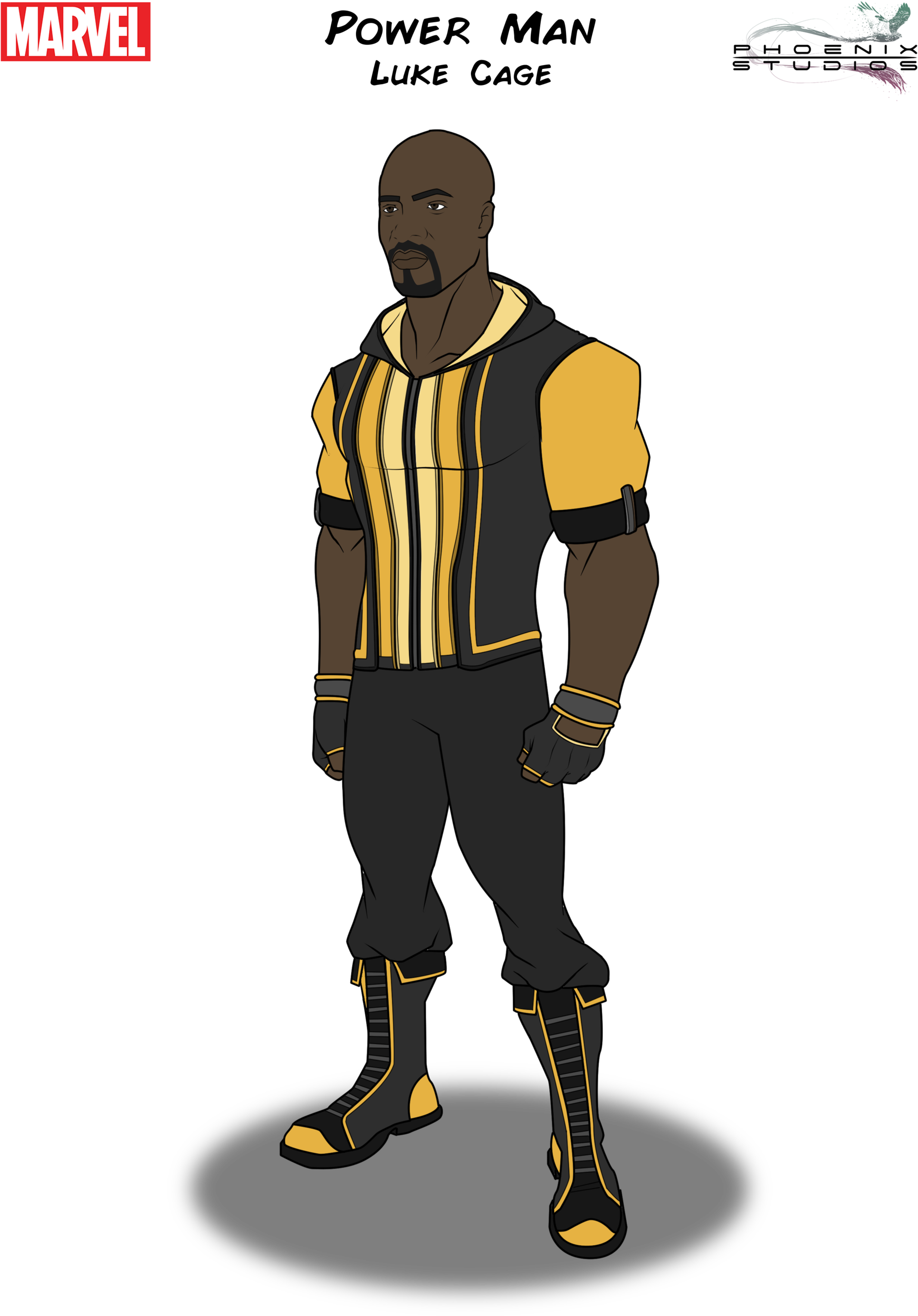 Luke Cage - Punisher War Zone Fanart (2000x2829), Png Download