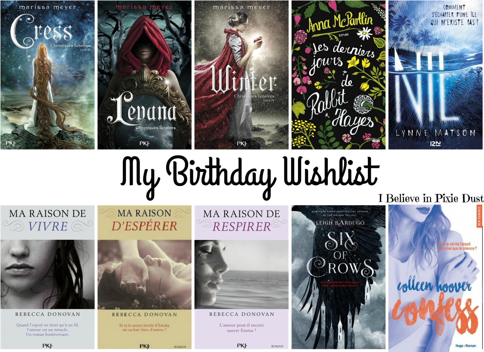 Les 10 Livres Que J'aimerais Recevoir À Mon Anniversaire - Levana (1600x1162), Png Download